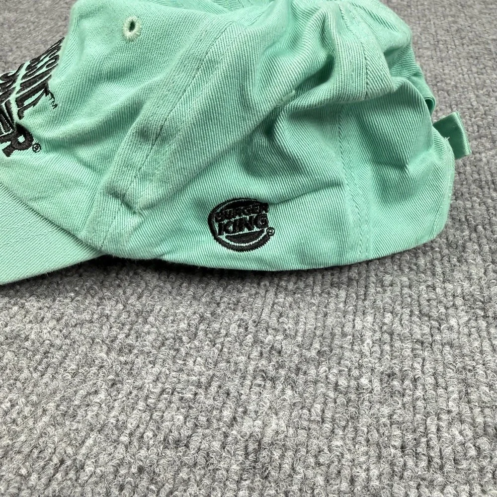 Burger King Impossible Whopper Green‎ Cotton Adjustable Promo Baseball Cap Hat